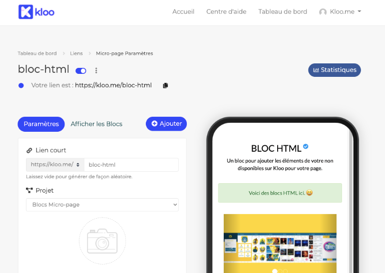 Une micro-page avec un très bon design.